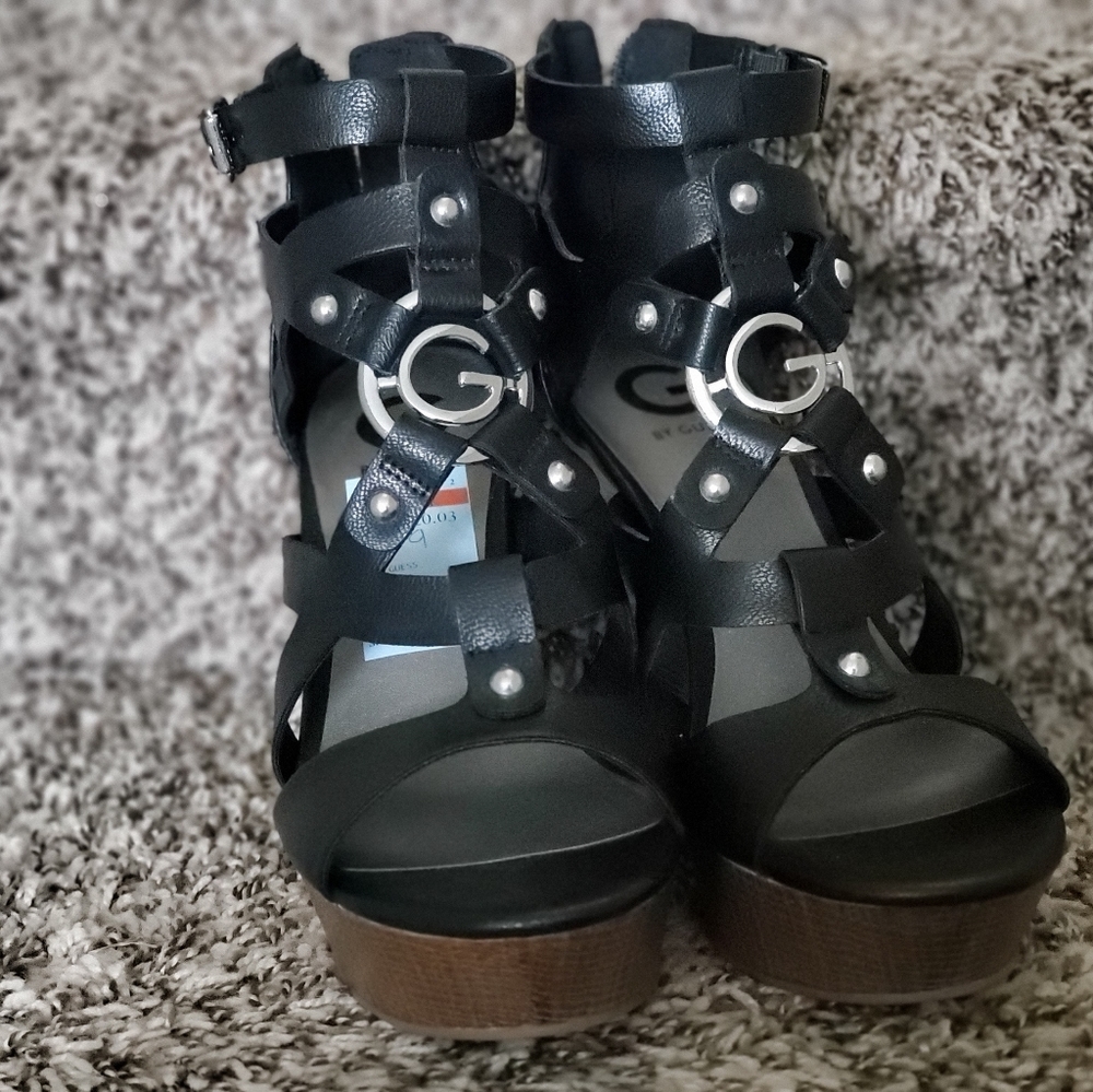 Never worn sexy wedge heels